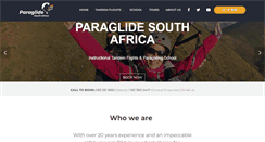 Desktop Screenshot of paraglide-south-africa.com